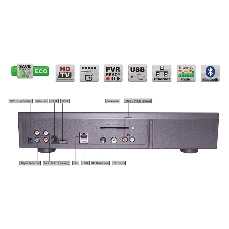 Vistron Soundbox VT8500 HDTV Receiver Radio Tuner, 159,90