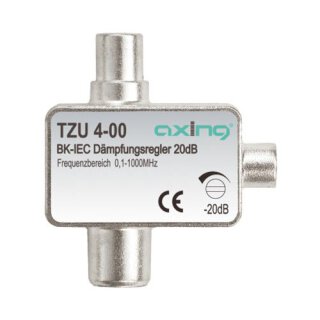 Dämpfungsregler TZU 4-00 20dB IEC Anschlüsse