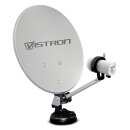 Camping-Sat-Anlage im Koffer HDTV Vistron CK1 mit 20m Koaxkabel LNB und Kompass